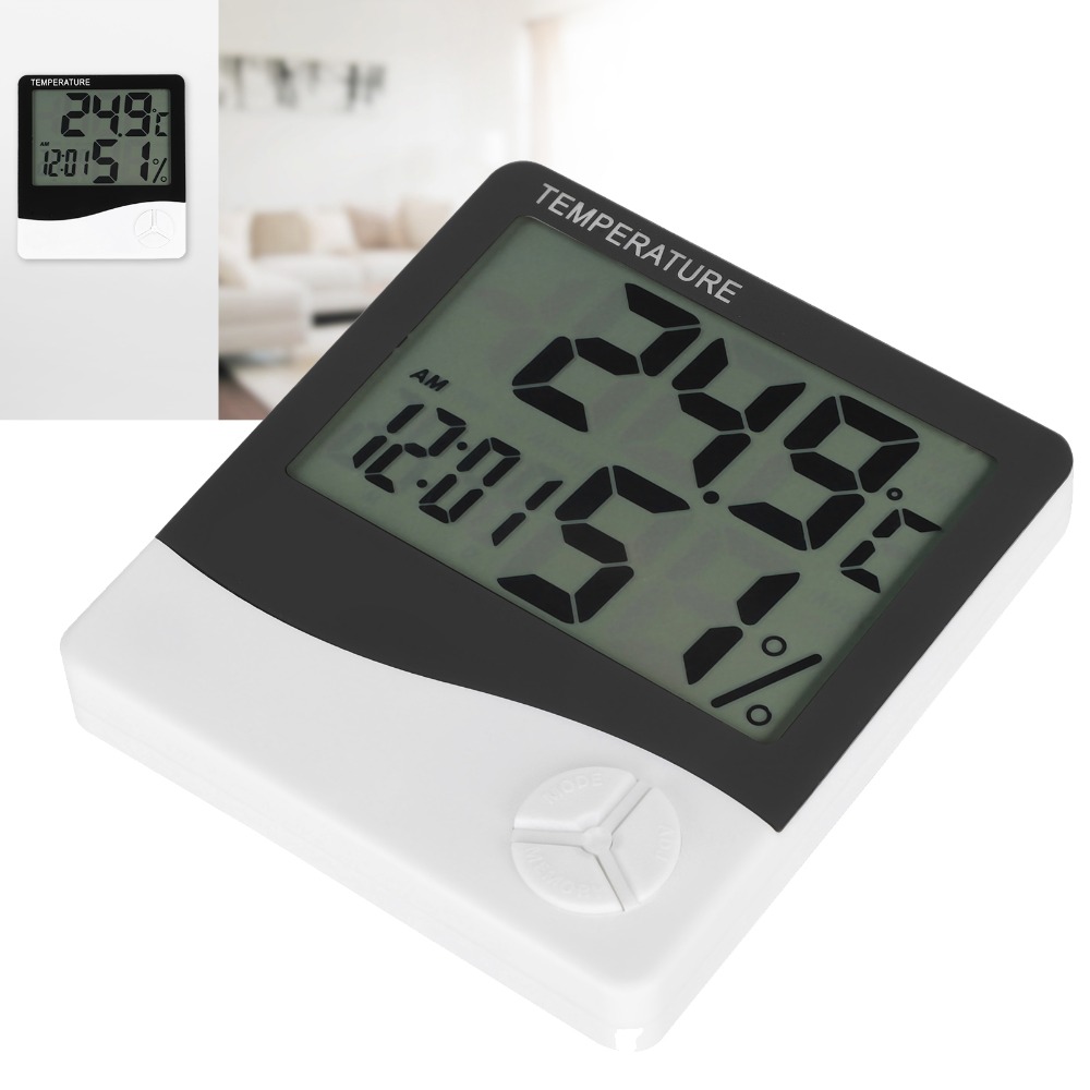 Thermometer Digital - Large Display Screen Indoor Thermometer Wall