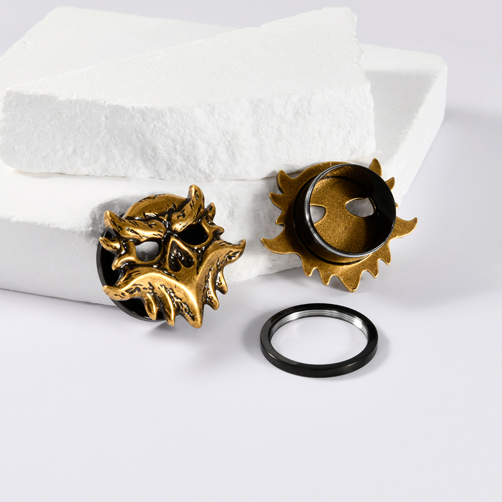 1/2PCS Retro Golden Orc Mask E - Surgical Mask 评论和价格