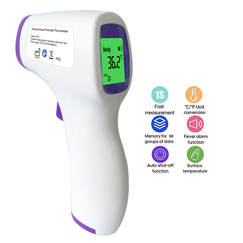 1pcs Forehead Temperature Gun  - Pulse Oximeter 评论和价格