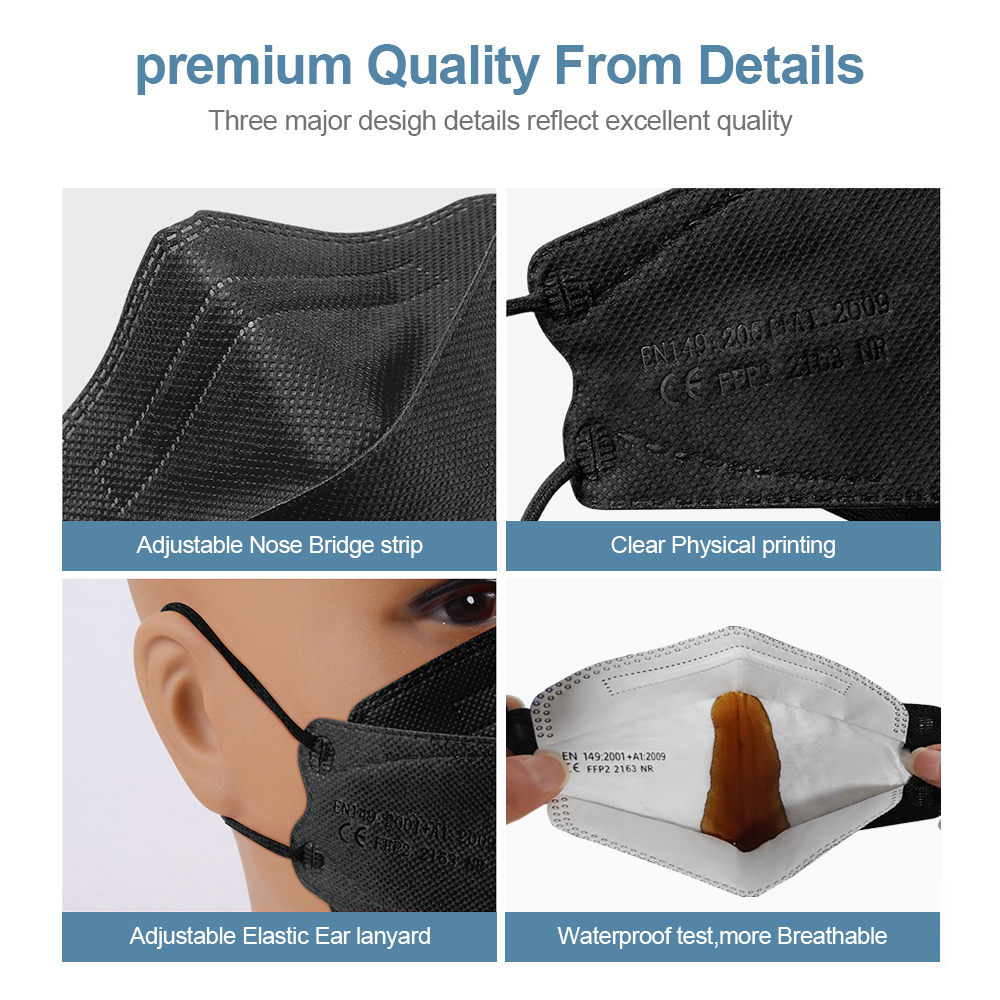 Adult Fish Shape Certified KN9 - Surgical Mask 评论和价格