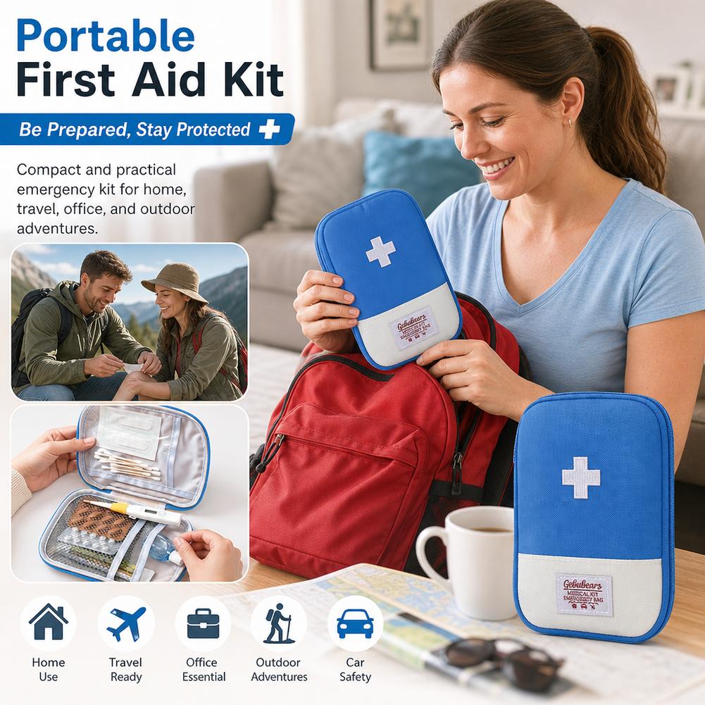 Large Capacity Portable First  - First Aid Kit 评论和价格