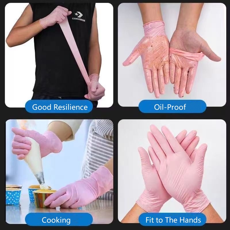100PCS Disposable Nitrile Glov - Medical Gloves 评论和价格