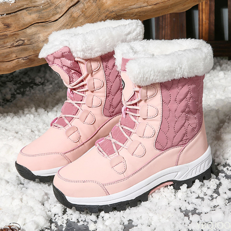 Winter snow boots for women's  - Bandage 评论和价格
