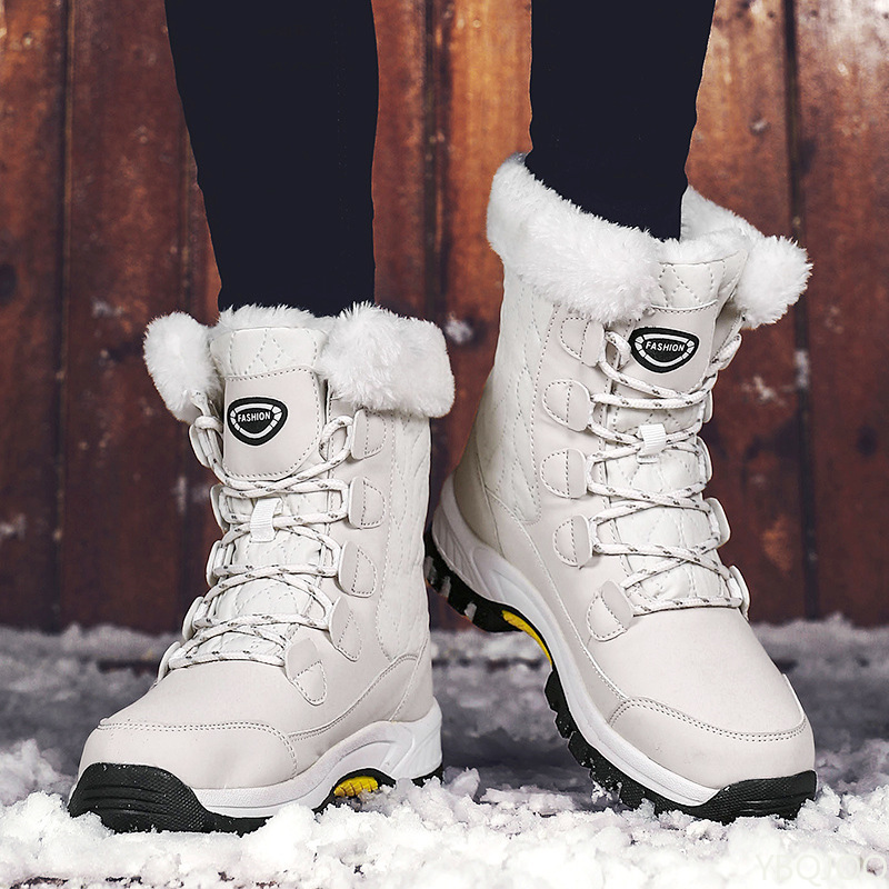 Winter snow boots for women's  - Bandage 评论和价格