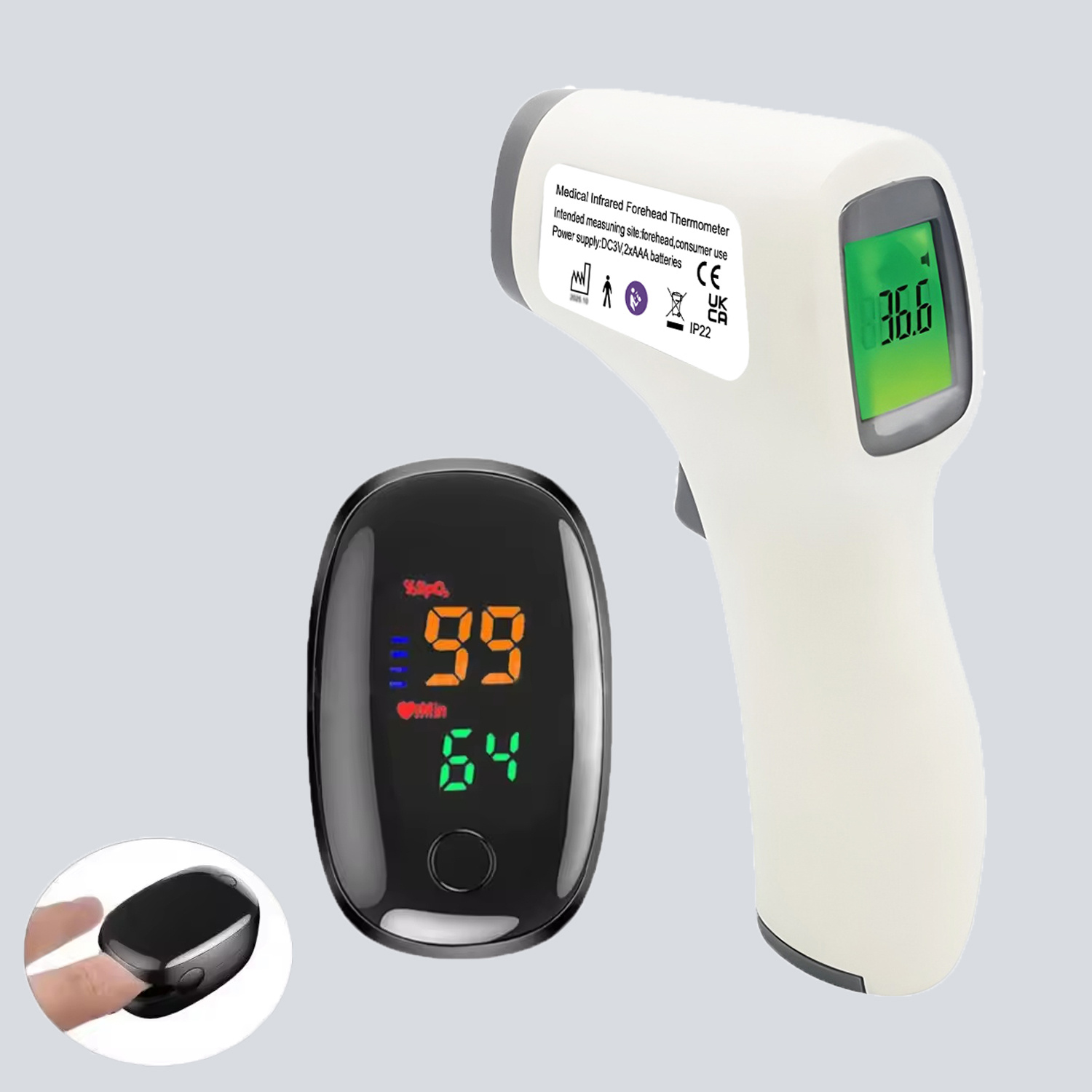Portable Medical Thermometer & - Pulse Oximeter 评论和价格