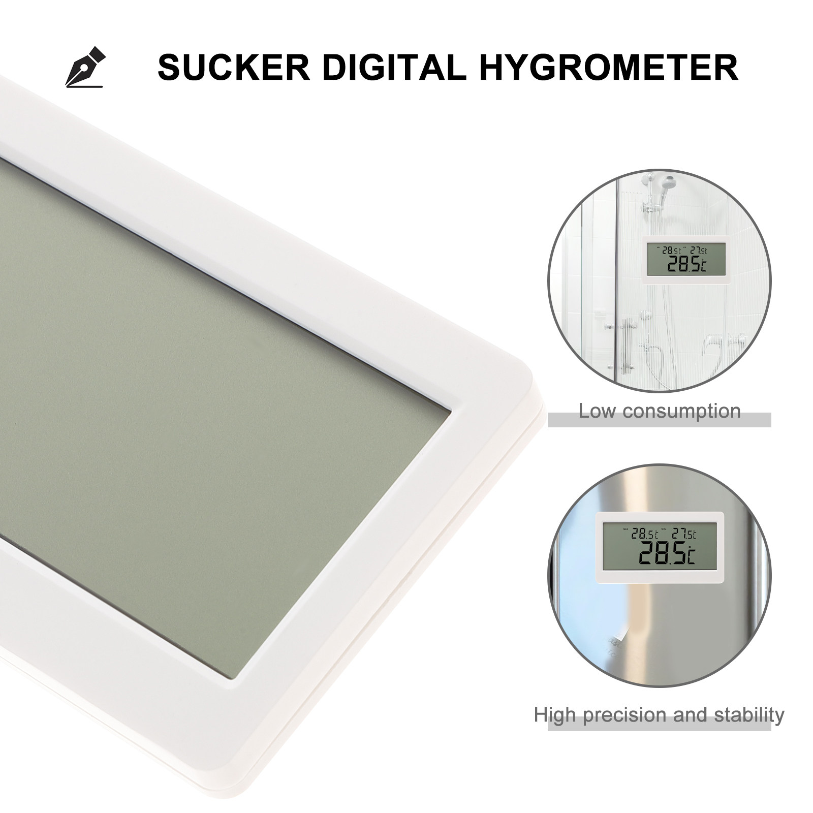 Mini LCD Digital Hygrometer Te - Thermometer Digital 评论和价格