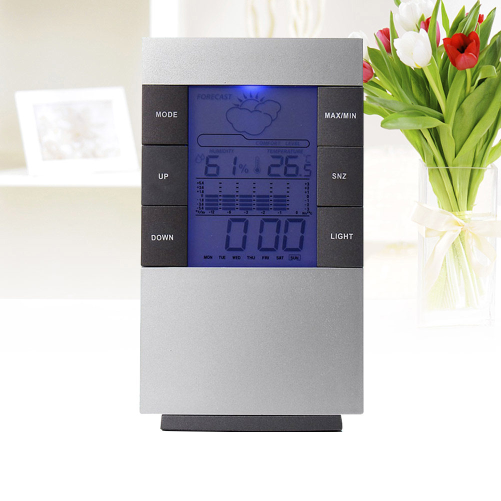 1Pcs LCD Digital Alarm Clock T - Thermometer Digital 评论和价格