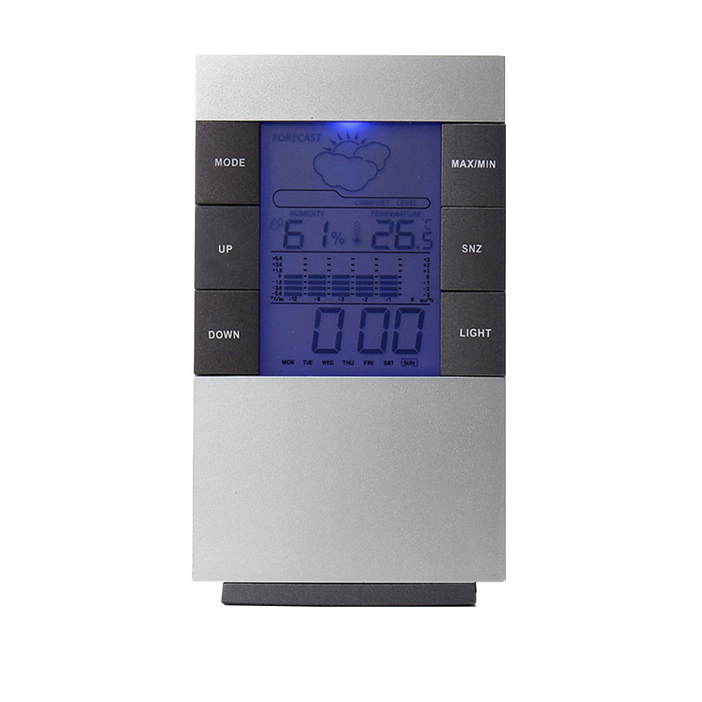 1Pcs LCD Digital Alarm Clock T - Thermometer Digital 评论和价格