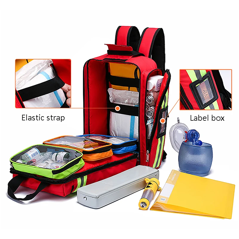 Emergency Rescue Backpacks Lar - First Aid Kit 评论和价格