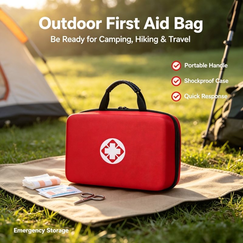 Portable Hard Shell First Aid  - First Aid Kit 评论和价格